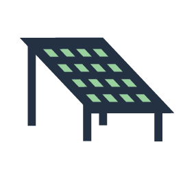 graphic depicting a solar panel