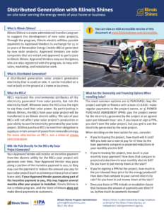 Distributed Generation Flyer